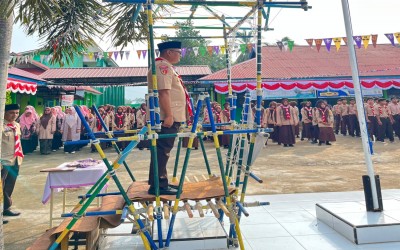 MAN 1 Pesisir Selatan Ditunjuk Sebagai Pelaksana Upacara Hari Pramuka Kecamatan Bayang